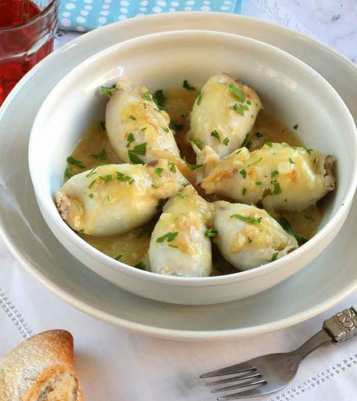 Chipirones con relleno