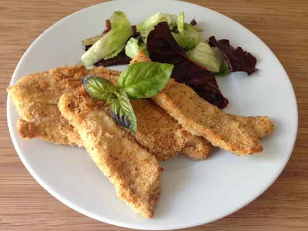 Filetes de pechuga de pollo al horno