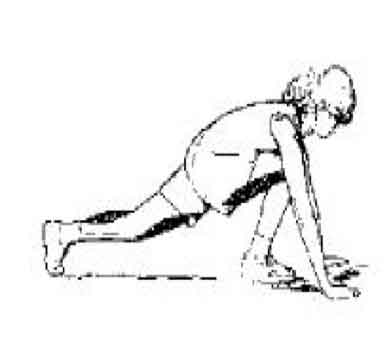 Estiramiento de la ingle