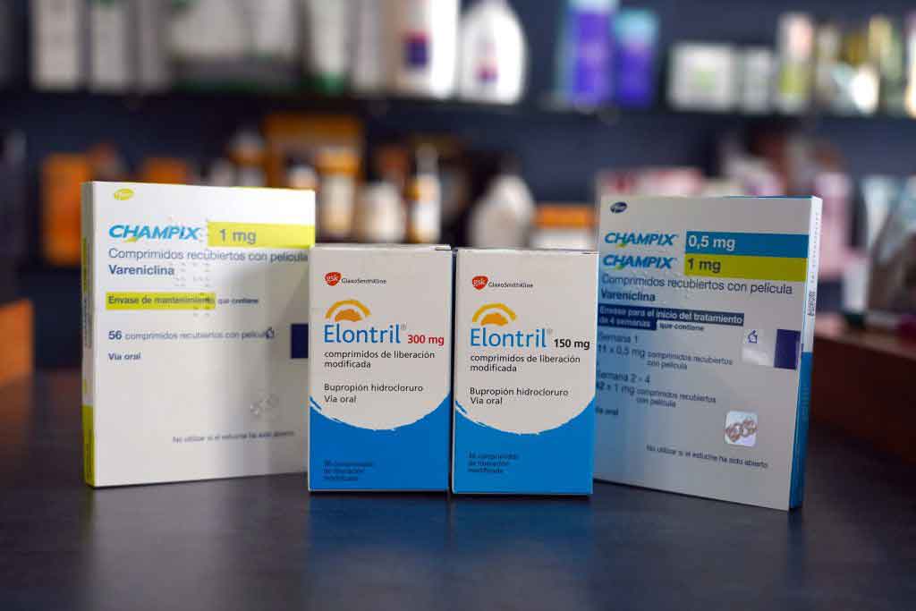 Figura 4. Fármacos para dejar de fumar.